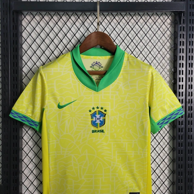 Brazil 24-25 Home | Kids Jersey